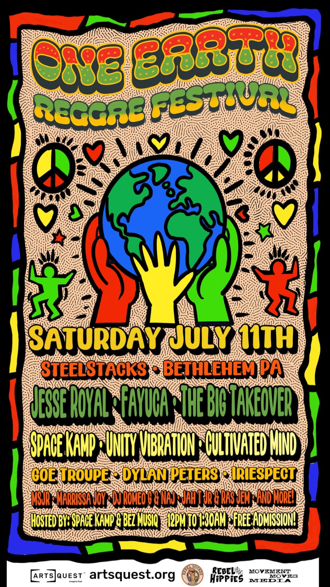 One Earth ReggaeFest 2026 lineup