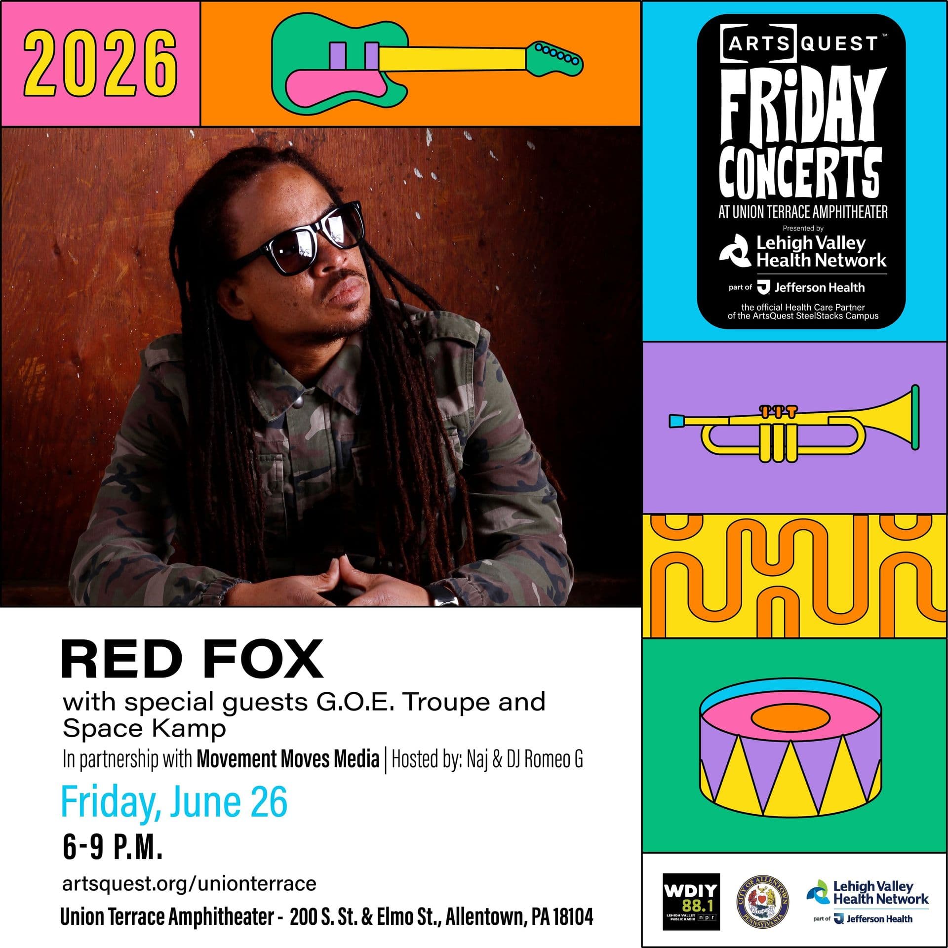 Union Terrace concert admat